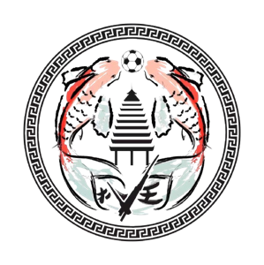 扒王村足球队logo